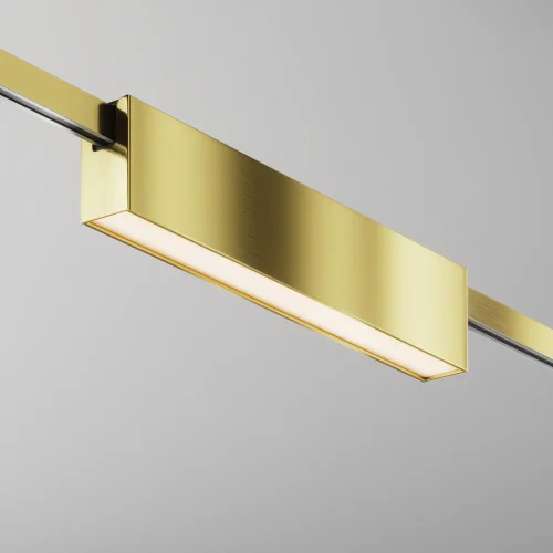 Трековый светильник LED Magnetic trаck system Flarity TR151-1-12W3K-BS Maytoni латунь для шинопроводов серии Magnetic trаck system Flarity латунь фото 3