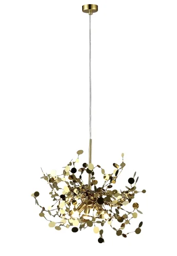 Светильник подвесной GARDEN SP3 D400 GOLD Crystal Lux золотой 3 лампы, основание золотое в стиле современный ветви фото 2
