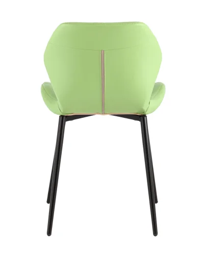 Стул Эдвин экокожа салатовый УТ000035133 Stool Group, зелёный/экокожа, ножки/металл/чёрный, размеры - ****460*505 фото 5
