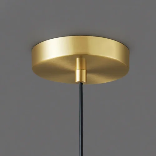 Светильник подвесной HOOP DROP LUX 212851-23 ImperiumLoft прозрачный 1 лампа, основание латунь в стиле современный  фото 4