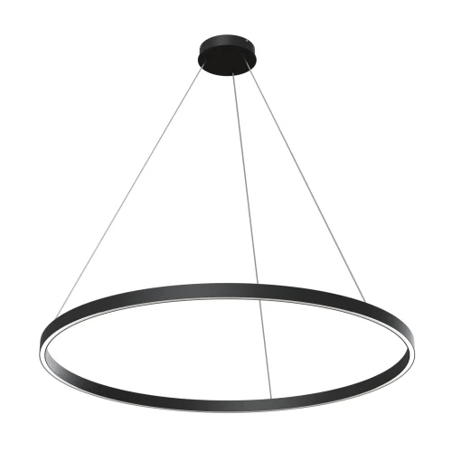 Светильник подвесной LED Rim MOD058PL-L54B4K Maytoni чёрный 1 лампа, основание чёрное в стиле хай-тек кольца