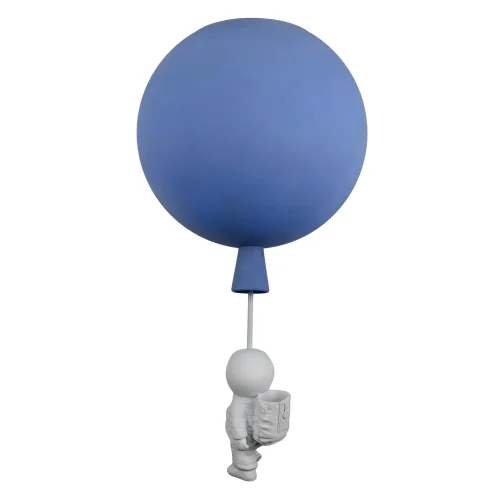 Светильник потолочный Cosmo 10044/250 Blue LOFT IT синий 1 лампа, основание белое в стиле модерн космонавт фото 5