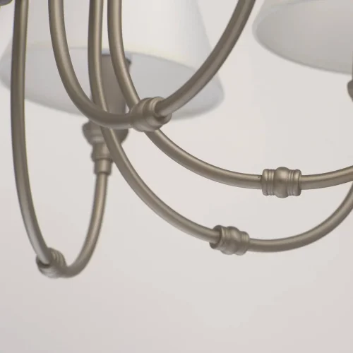 Люстра подвесная Консуэло 614012108 MW-Light белая на 8 ламп, основание никель в стиле современный  фото 7