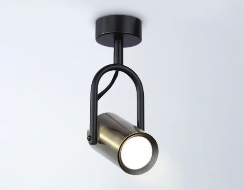 Спот с 1 лампой TA13192 Ambrella light бронзовый GU10 в стиле современный хай-тек  фото 4