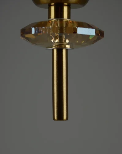 Светильник подвесной LED Tale V10910-PL Moderli янтарный 1 лампа, основание бронзовое в стиле современный выдувное фото 5