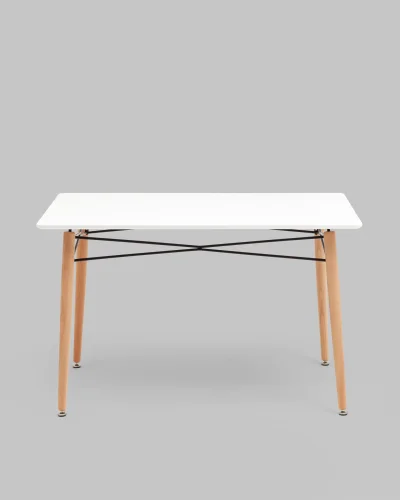 Стол обеденный Лондон New 120*80, белый УТ000038926 Stool Group столешница белая из мдф фото 5