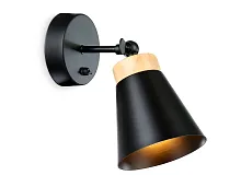 Бра TR8214 Ambrella light чёрный 1 лампа, основание чёрное в стиле лофт 