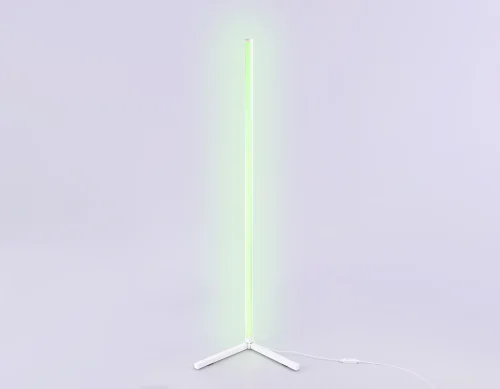 Торшер  LED с пультом FL8020 Ambrella light с пультом белый 1 лампа, основание белое в стиле хай-тек современный
 фото 7