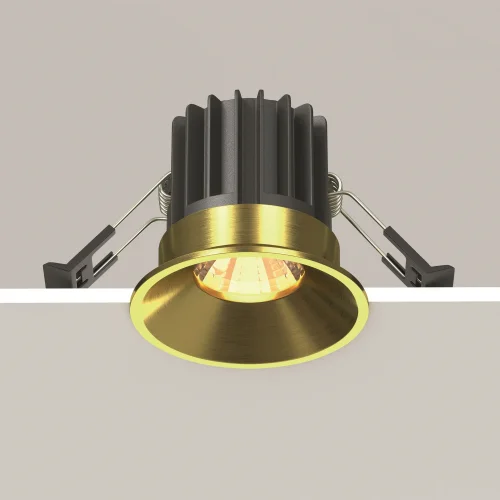Светильник точечный LED Round DL058-7W3K-BS Maytoni латунь на 1 лампу, основание латунь в стиле современный фото 13