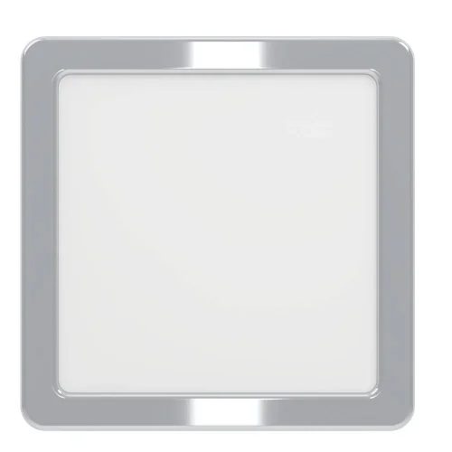 Светильник потолочный LED Fueva 901765 Eglo белый на 1 лампу, основание хром в стиле современный квадратный фото 5