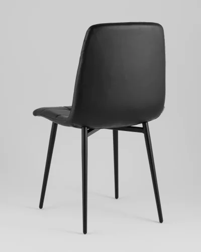 Стул Одди экокожа черный УТ000039992 Stool Group, чёрный/экокожа, ножки/металл/чёрный, размеры - *840**** фото 5
