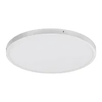 Светильник потолочный LED Fueva 1 97263 Eglo белый на 1 лампу, основание серебряное в стиле хай-тек современный 