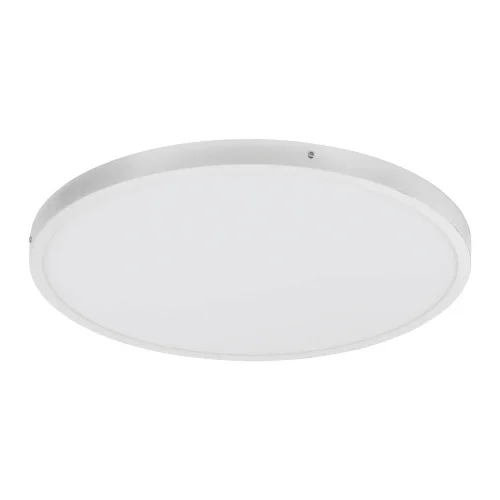 Светильник потолочный LED Fueva 1 97263 Eglo белый на 1 лампу, основание серебряное в стиле хай-тек современный 