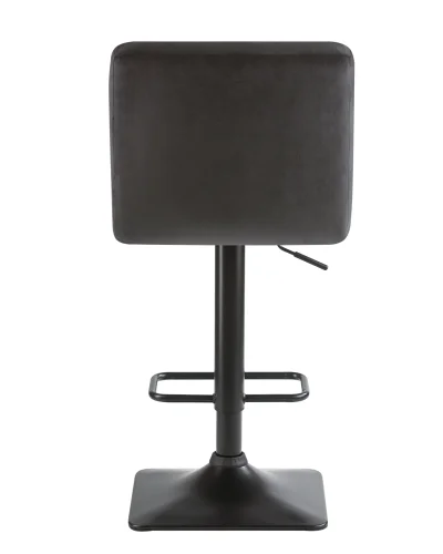 Стул барный 5018-LM DOMINIC, цвет сиденья черный велюр (MJ9-101), цвет основания черный Dobrin, чёрный/велюр, ножки/металл/чёрный, размеры - 940*1150***420*520 фото 5