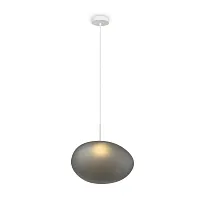 Светильник подвесной LED Roca MOD004PL-L5S3K Maytoni серебряный серый на 1 лампу, основание белое в стиле современный 