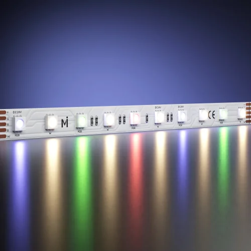 Светодиодная лента 24В 5050 14,4Вт/м 3000К 5м IP 20 201132 Maytoni цвет LED тёплый белый 3000K, световой поток Lm фото 4
