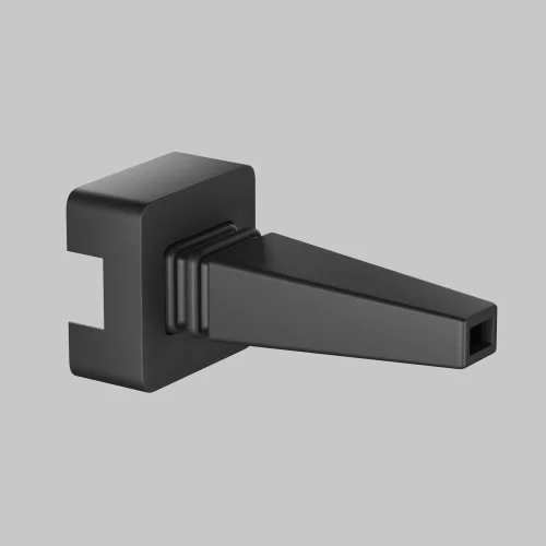 Настенный фиксатор для подвесного монтажа шинопровода Magnetic track system Elasity TRA160BC-B Maytoni чёрный в стиле для светильников серии Magnetic track system Elasity elasity гибкая фото 2