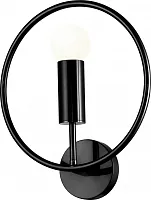 Бра Sachara V6053-1W Moderli без плафона чёрный 1 лампа, основание чёрное в стиле минимализм 