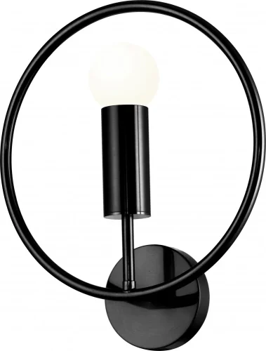 Бра Sachara V6053-1W Moderli без плафона чёрный на 1 лампа, основание чёрное в стиле минимализм 