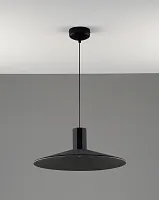 Светильник подвесной LED Ontario V11088-PL Moderli чёрный на 1 лампу, основание чёрное в стиле современный лофт 