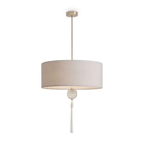 Люстра на штанге Agate FR2052PL-05N Freya серая на 5 ламп, основание никель в стиле классический прованс 