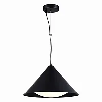 Светильник подвесной LED Tresor SL6501.413.01 ST-Luce чёрный 1 лампа, основание чёрное в стиле минимализм модерн 