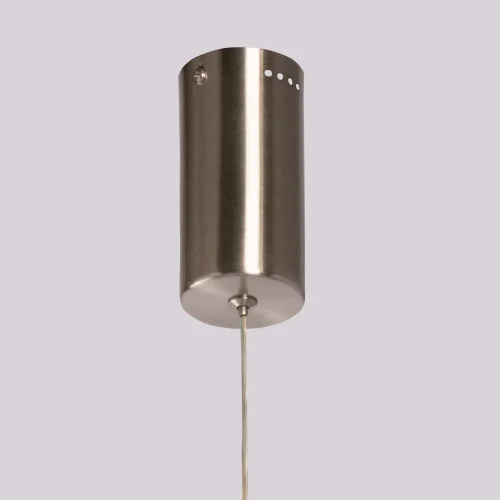 Светильник подвесной LED Гэлэкси 632018501 DeMarkt никель 1 лампа, основание никель в стиле хай-тек  фото 7