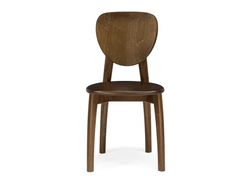Деревянный стул Окава орех 543599 Woodville, орех/, ножки/массив бука/орех, размеры - ****440*500 фото 2