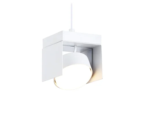 Светильник подвесной TN70852 Ambrella light белый 1 лампа, основание белое в стиле хай-тек современный  фото 4