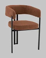 Стул Серенидат букле терракотовый УТ000041350 Stool Group, терракотовый/букле, ножки/металл/чёрный, размеры - *****
