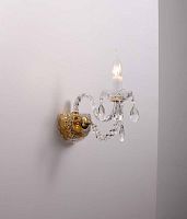 Бра Simone 1736-1W Favourite без плафона 1 лампа, основание золотое жёлтое в стиле современный 