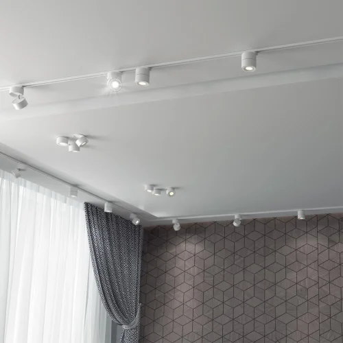 Светильник точечный LED Groda 358776 Novotech белый на 1 лампу, основание белое в стиле современный фото 3