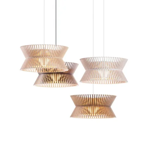Светильник подвесной Secto Design Oy 101712-26 ImperiumLoft белый на 1 лампу, основание белое в стиле кантри 