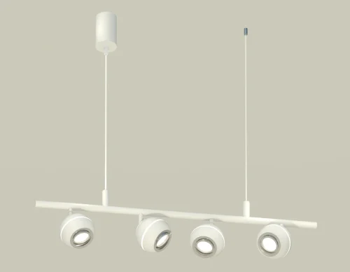 Светильник подвесной XB9001530 Ambrella light белый 4 лампы, основание белое в стиле хай-тек современный 
