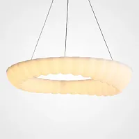 Люстра подвесная ODDLY B D60 220265-23 ImperiumLoft белая на 1 лампу, основание белое в стиле скандинавский минимализм современный 