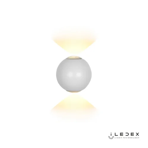 Бра LED Rainbow ZD8168-6W WH iLedex белый на 1 лампа, основание белое в стиле современный хай-тек  фото 2
