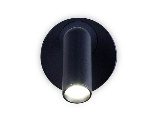 Бра с выключателем LED Wallers Wall FW281 Ambrella light чёрный на 1 лампа, основание чёрное в стиле модерн хай-тек  фото 2