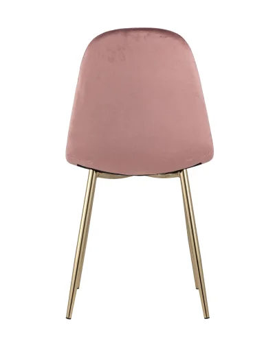 Стул Валенсия, велюр пыльно-розовый, золотые ножки УТ000004430 Stool Group, розовый/велюр, ножки/металл/золотой, размеры - ****450*520 фото 4 Стул Валенсия, велюр пыльно-розовый, золотые ножки УТ000004430 Stool Group, розовый/велюр, ножки/металл/золотой, размеры - ****450*520 фото 4