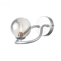 Бра Legatezza SL1502.101.01 ST-Luce серый прозрачный 1 лампа, основание хром в стиле современный 