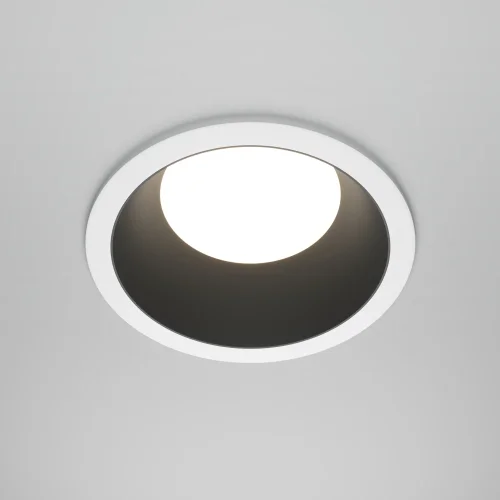 Светильник точечный Share DL126-GX53-WB Maytoni белый на 1 лампу, основание белое в стиле современный круглый фото 2