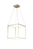 Светильник подвесной EXO 3350.440 gold Lucia Tucci золотой на 1 лампу, основание золотое в стиле хай-тек куб Светильник подвесной EXO 3350.440 gold Lucia Tucci золотой на 1 лампу, основание золотое в стиле хай-тек куб