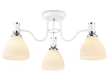 Светильник потолочный TR303302 Ambrella light белый 3 лампы, основание белое в стиле современный классический 