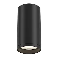 Светильник накладной Focus S C052CL-01B Maytoni чёрный 1 лампа, основание чёрное в стиле модерн хай-тек круглый