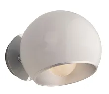 Бра Aurora LDW 081013 WT Lumina Deco белый серебряный 1 лампа, основание хром в стиле современный 