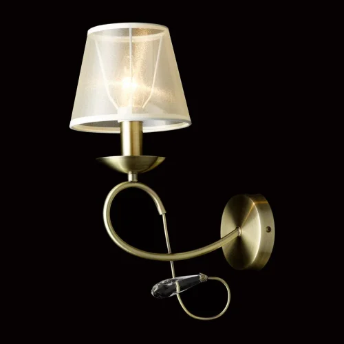 Бра Федерика 684022201 MW-Light бежевый на 1 лампа, основание античное бронза в стиле классический  фото 2