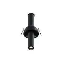 Светильник точечный LED Focus T C140RS-L200-7W4K-B Maytoni чёрный на 1 лампу, основание чёрное в стиле современный хай-тек трубочки