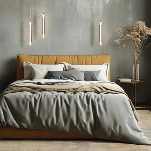 Светильник подвесной LED Trendy 6556/15WCL Lumion серый на 1 лампу, основание чёрное в стиле современный фото 3