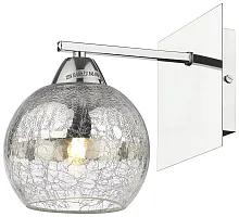 Бра 239-101-01 Velante прозрачный 1 лампа, основание хром в стиле современный 