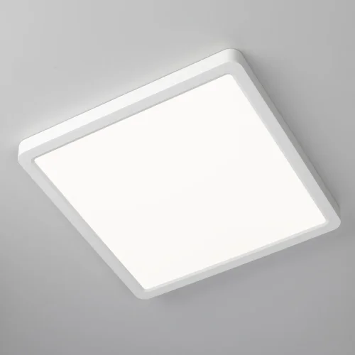 Светильник потолочный LED DIMM Бейсик CL738K240V Citilux белый 1 лампа, основание белое в стиле современный хай-тек квадратный фото 6