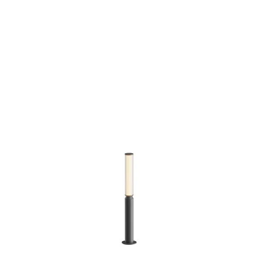 Парковый светильник LED Lit O593FL-L12GF3K Maytoni уличный IP65 графит на 1 лампу, плафон белый в стиле современный хай-тек LED